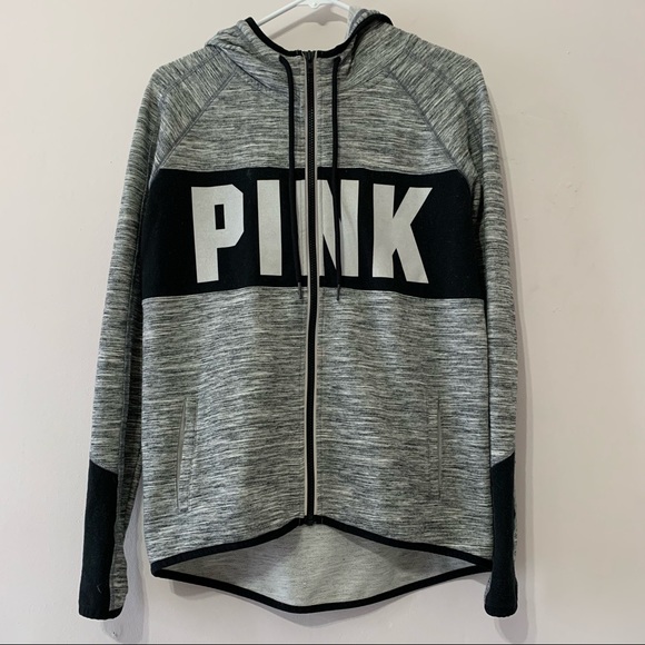 VS Black & Grey PINK high-low sweater size XS - Picture 2 of 7